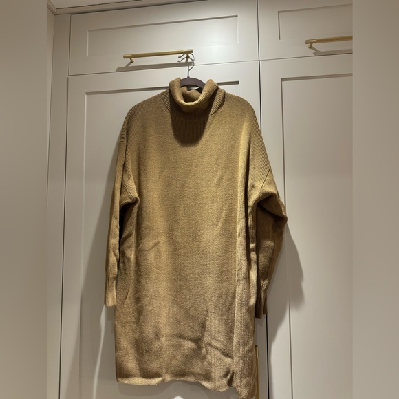 Babaton Aritzia Maclean sweater dress.  Size M.  Like new.  Camel color. - Picture 5 of 6